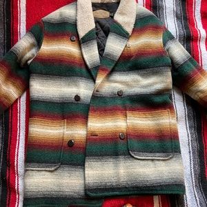 Vintage woolrich wool coat